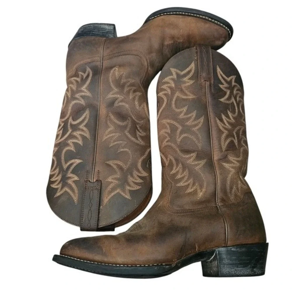 Ariat Men's Heritage Western Boot 10002204 Distressed Brown 13